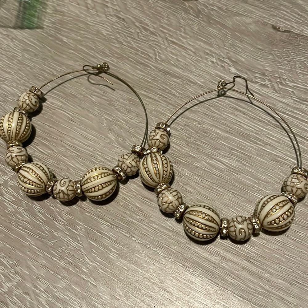 Stone inspired earrings #44